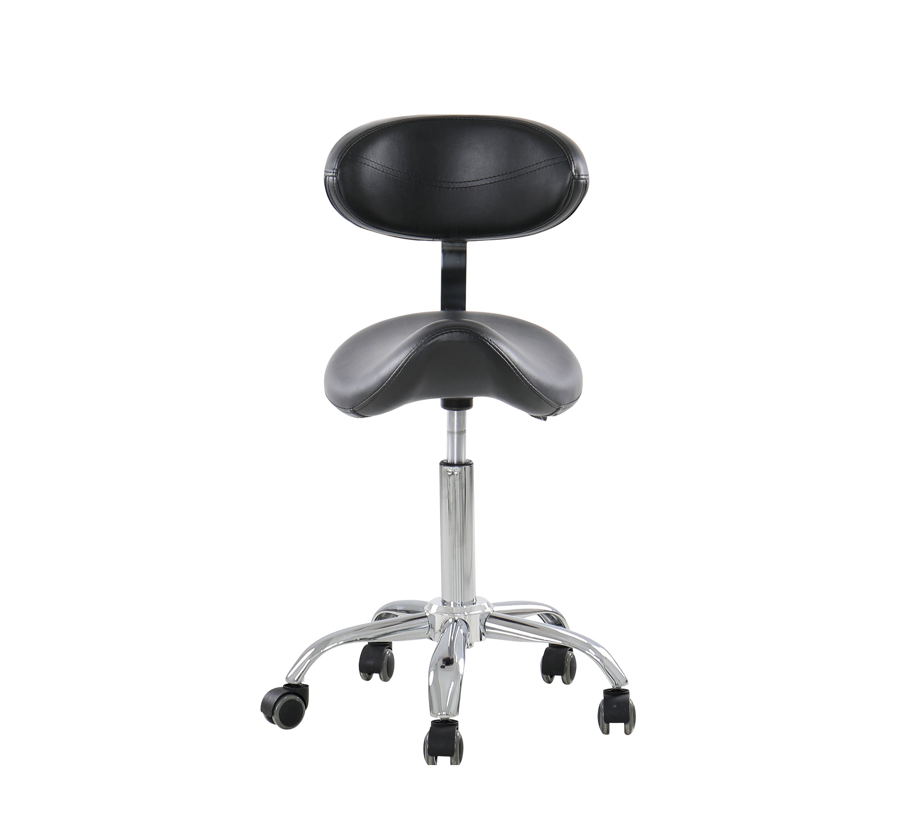 Saddle Salon Facial chair swiveling with backrest
