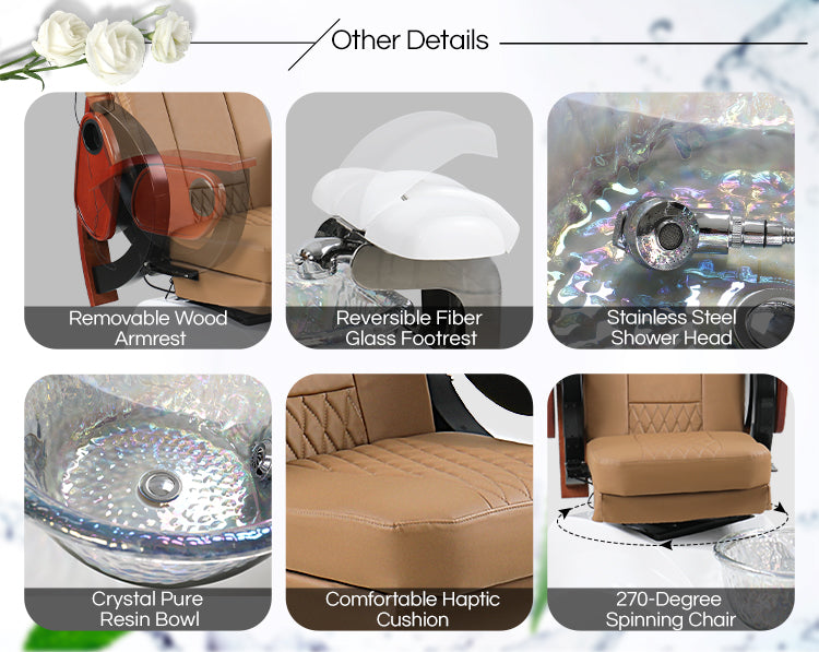 JONIA pedicure spa chair/pedicure station/foot massage chair/electric pedicure massage chair other details