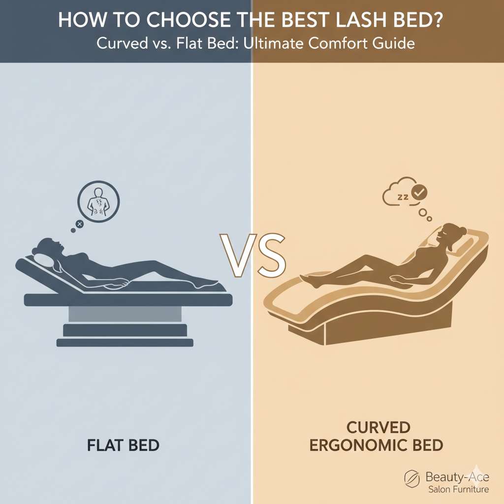 How to Choose the Best Lash Bed: Curved vs. Flat Bed for Ultimate Client Comfort