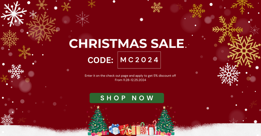 Celebrate Christmas with Exclusive Deals: 5% Off + Free Gifts!