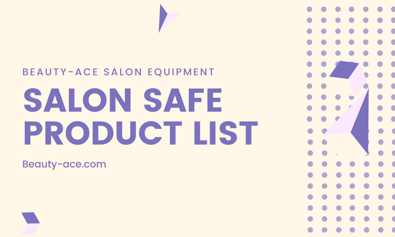 Salon Safe Products List