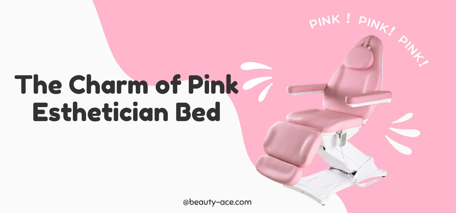 The Charm of Pink Esthetician Bed