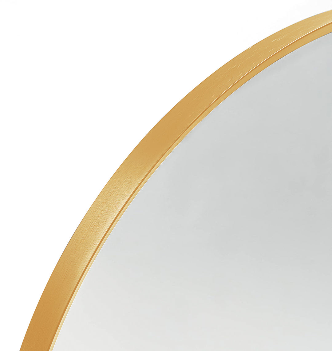 24x36 Inch Gold Arched Salon Wall Mirror