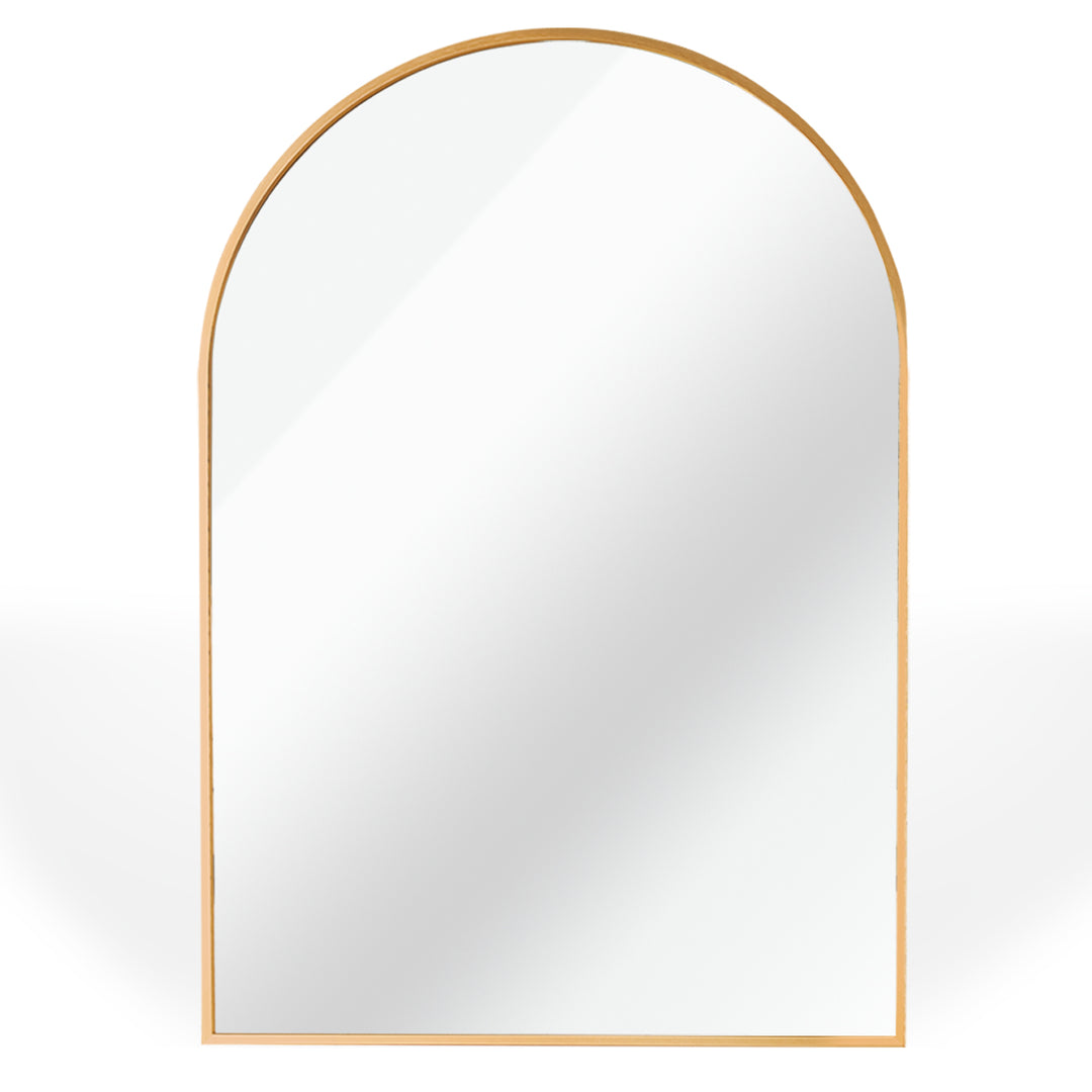 24x36 Inch Gold Arched Salon Wall Mirror