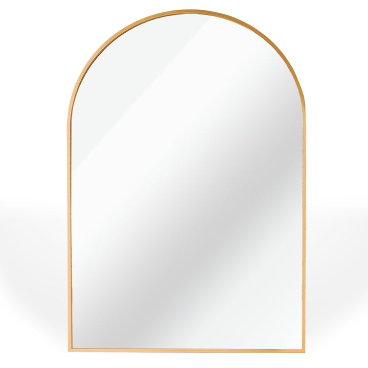 24x36 Inch Gold Arched Salon Wall Mirror