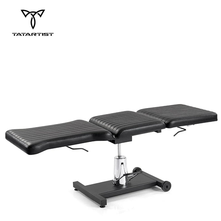 TATARTIST Hydraulic Tattoo Bed with Adjustable Backrest &amp; 360° Swivel – TA-TC-12