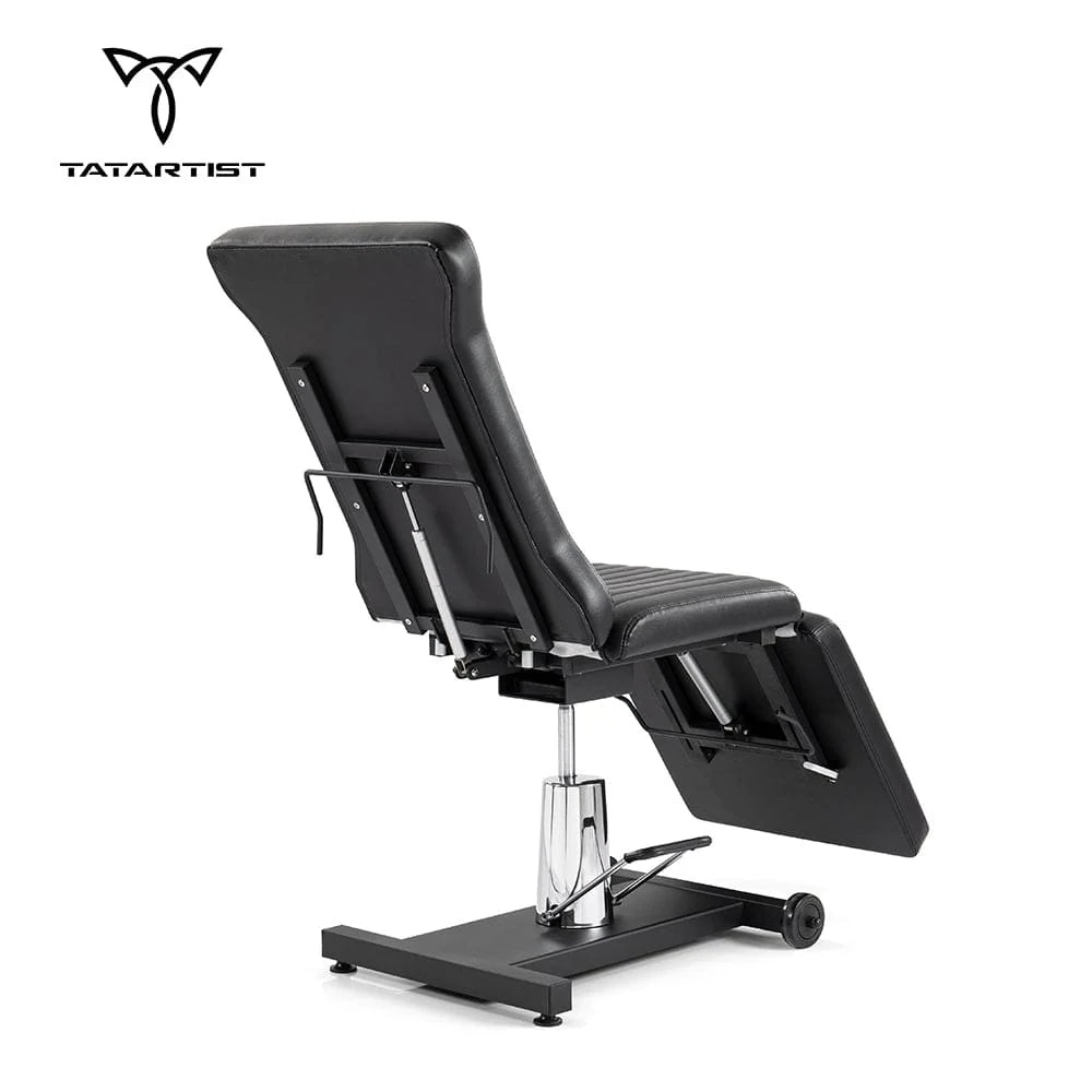 TATARTIST Hydraulic Tattoo Bed with Adjustable Backrest &amp; 360° Swivel – TA-TC-12