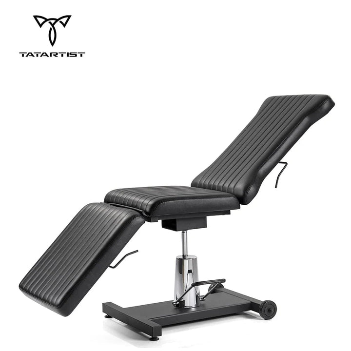 TATARTIST Hydraulic Tattoo Bed with Adjustable Backrest &amp; 360° Swivel – TA-TC-12