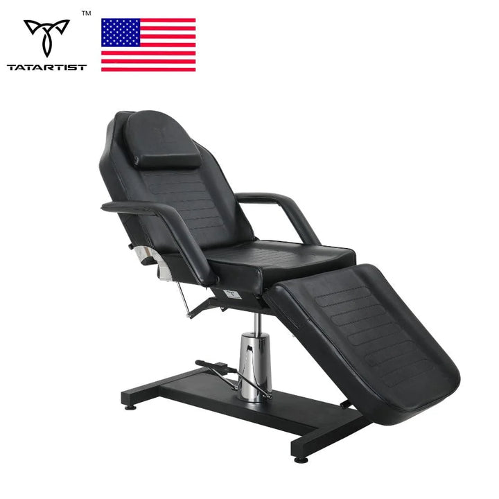 TATARTIST TA-TC-22 Heavy-Duty Hydraulic Tattoo Client Chair with Adjustable Backrest