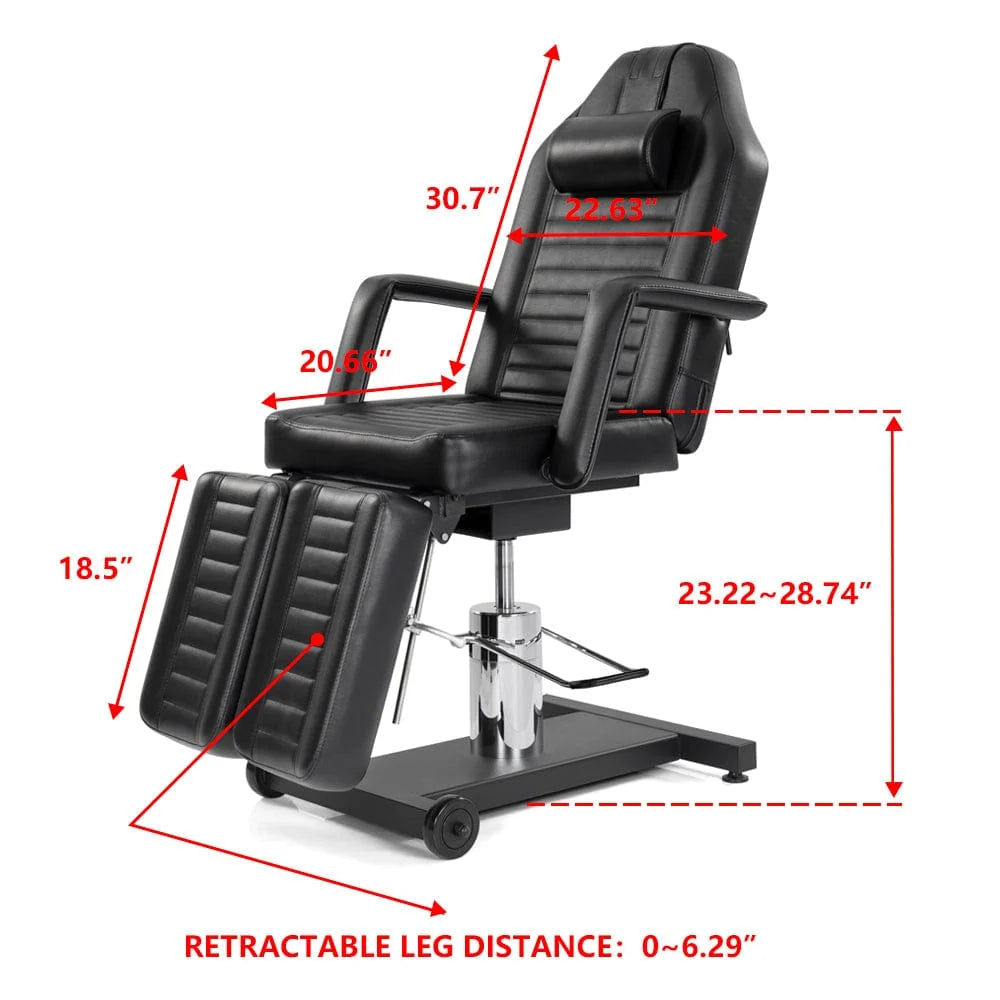 TATARTIST TA-TC-22C Hydraulic Tattoo Client Chair with 360° Swivel