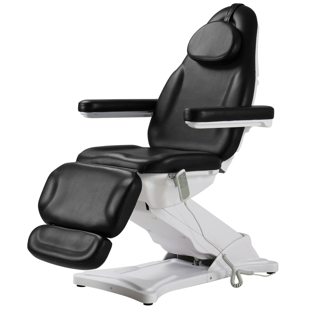 Aglaia Electric Facial Chair / Estheticians Bed/ Massge table black for beauty salon、beauty lounge、lash studio,esthetician school training、tattoo shop、tatoo studio，fast shipping & 14 days return gurantee