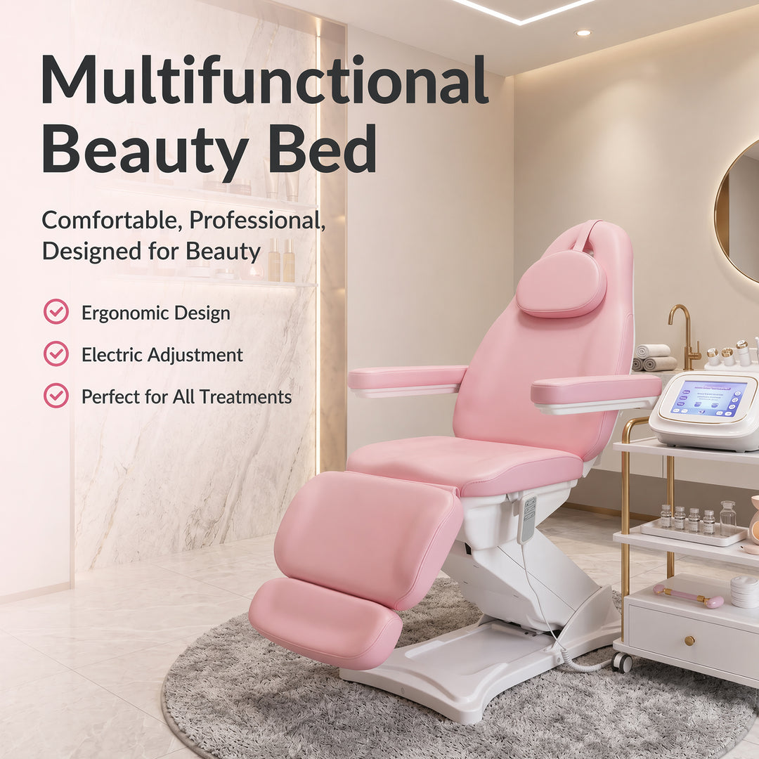 (USA)Beautyace Aglaia Electric Facial Chairs Pink Purple