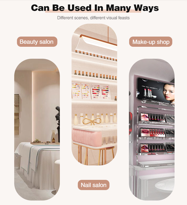 Lucca Manicure Table with Storage Drawers