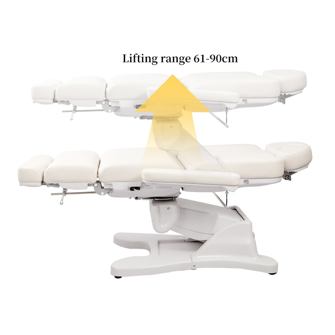 Silla de podología Beautyace Euphro blanca para pedicura