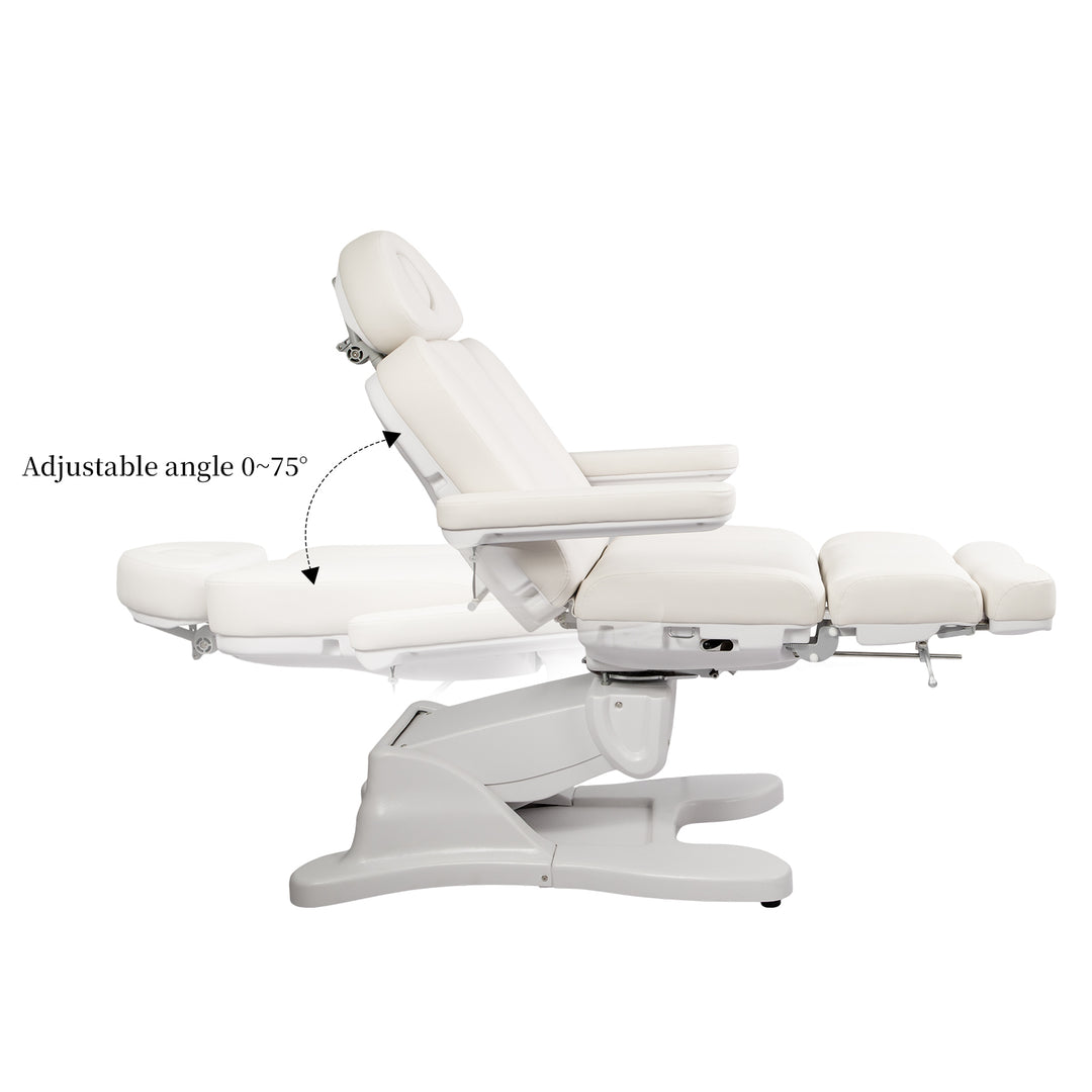 Silla de podología Beautyace Euphro blanca para pedicura