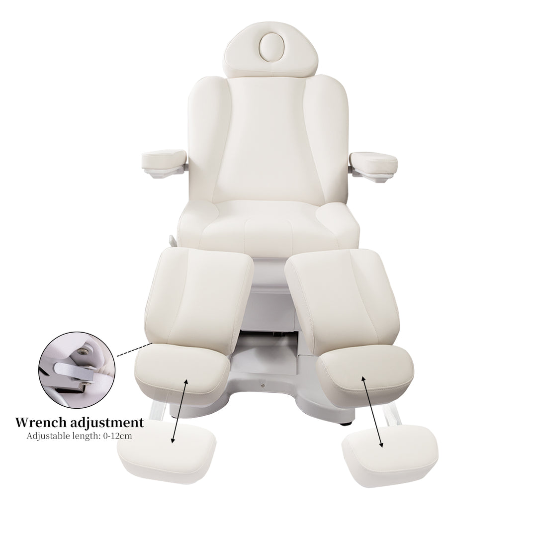 Silla de podología Beautyace Euphro blanca para pedicura