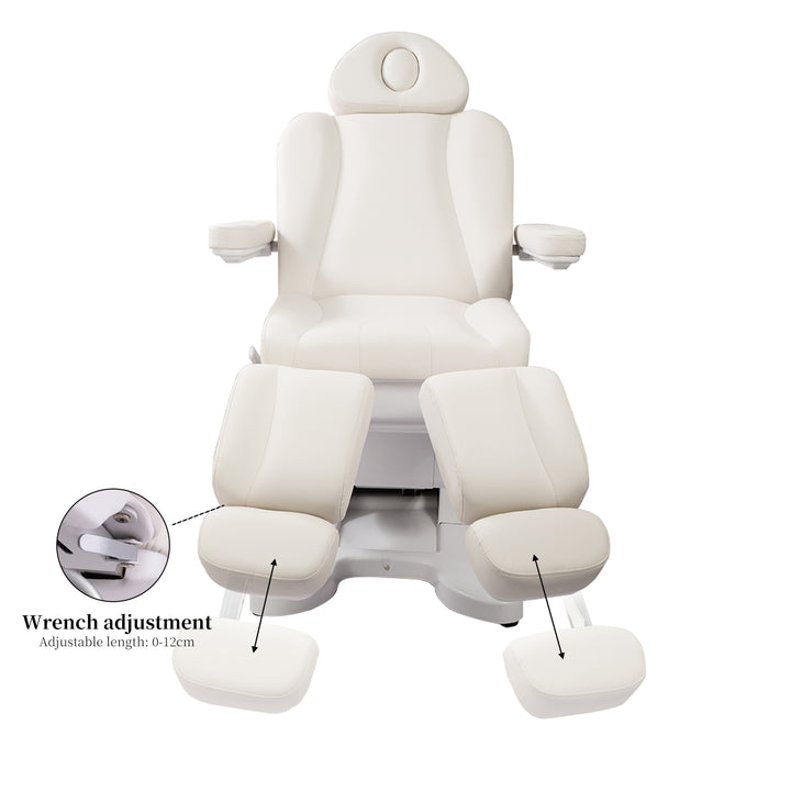 Silla de podología Beautyace Euphro blanca para pedicura
