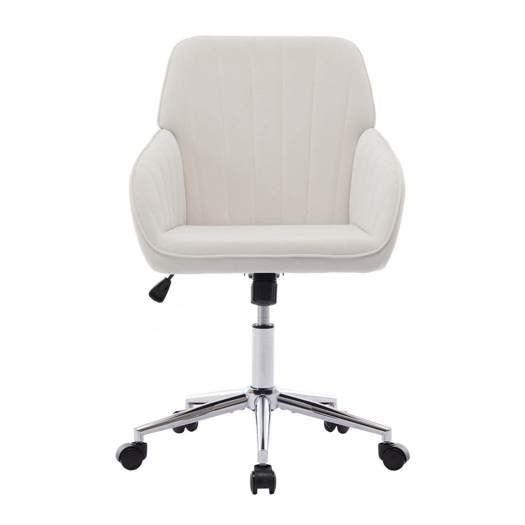 Velvet Adjustable Swivel Salon Chair