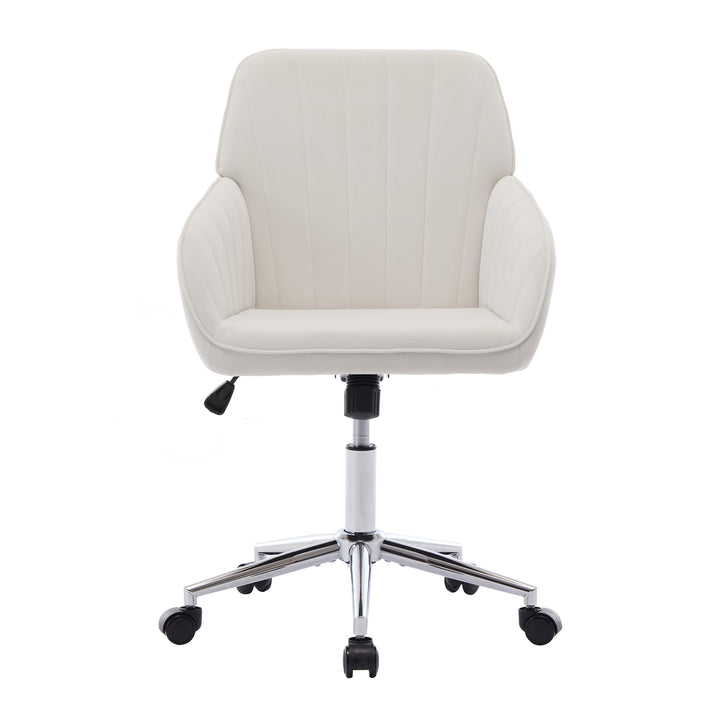Velvet Adjustable Swivel Salon Chair