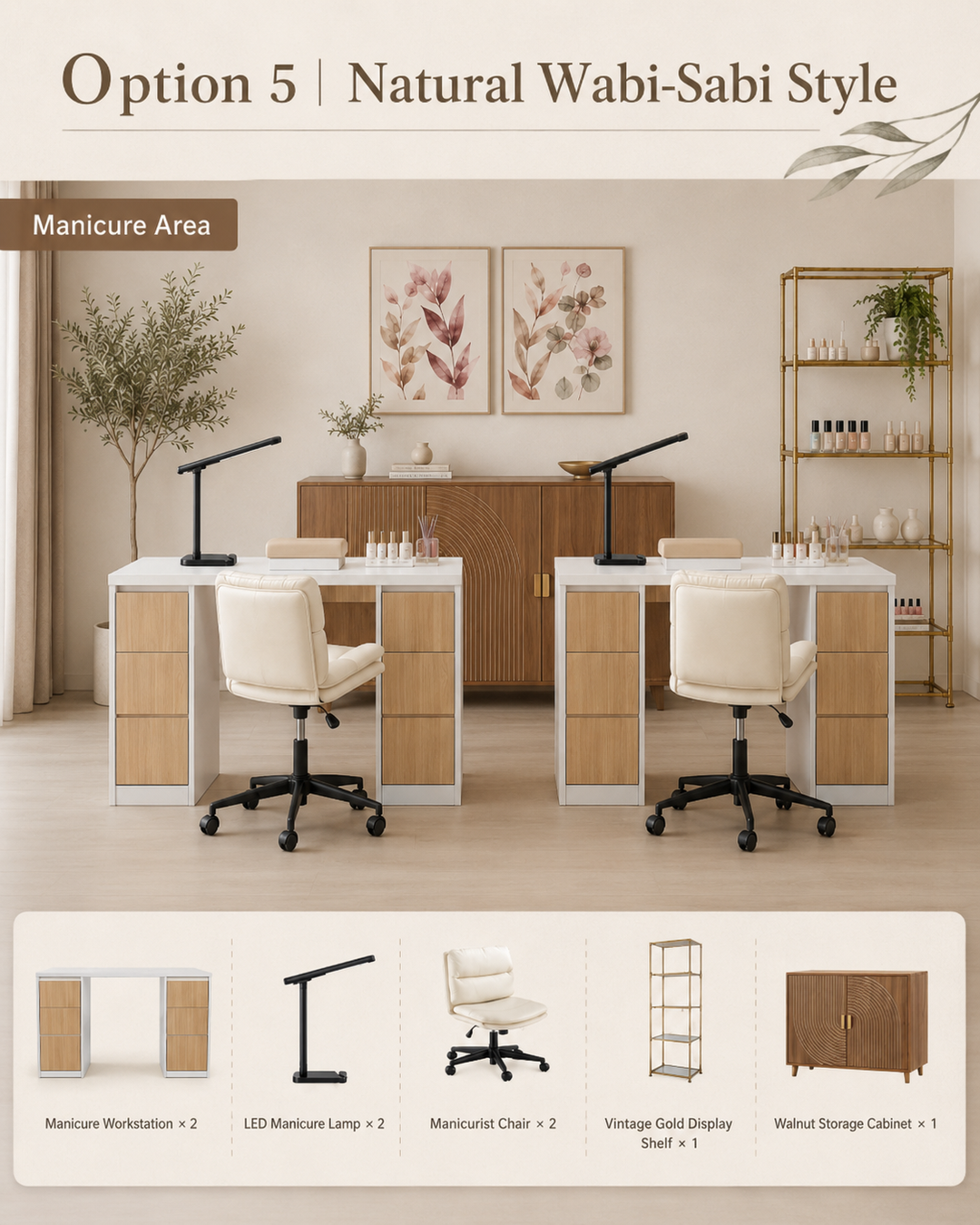 Modern Natural Wood Minimalist Style