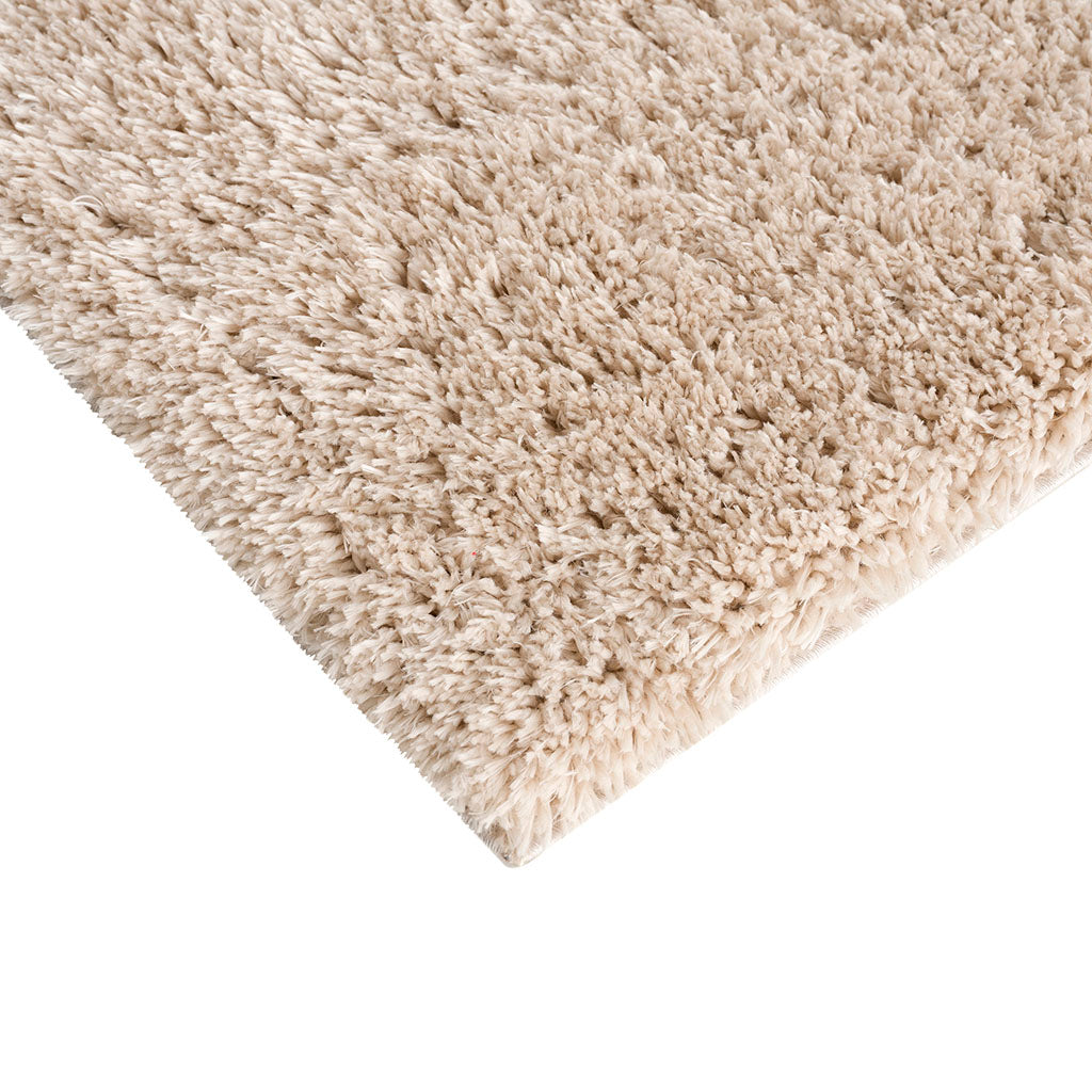 Cream Shag Area Rug