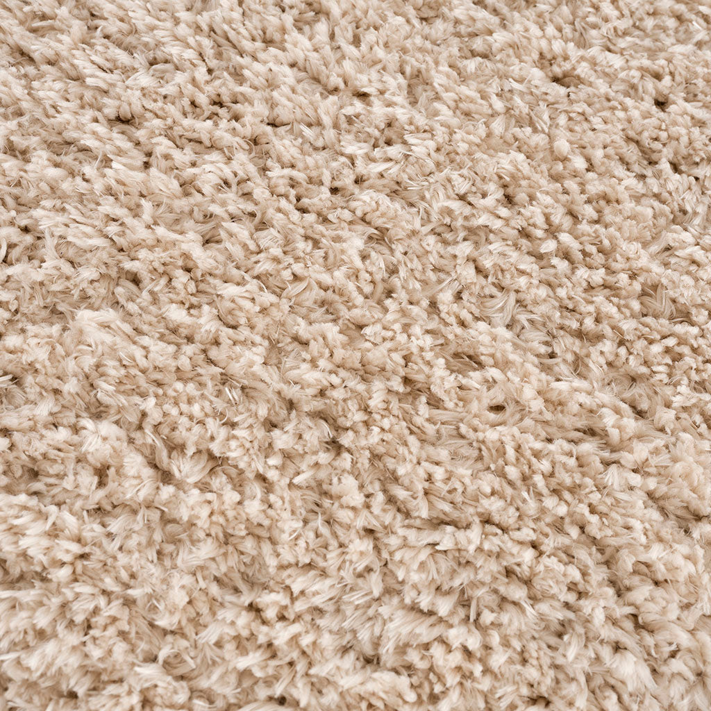 Cream Shag Area Rug