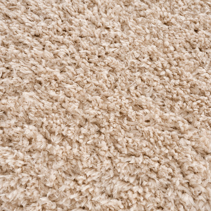 Cream Shag Area Rug