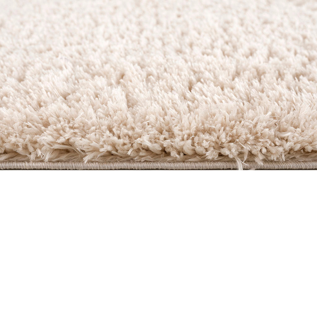 Cream Shag Area Rug
