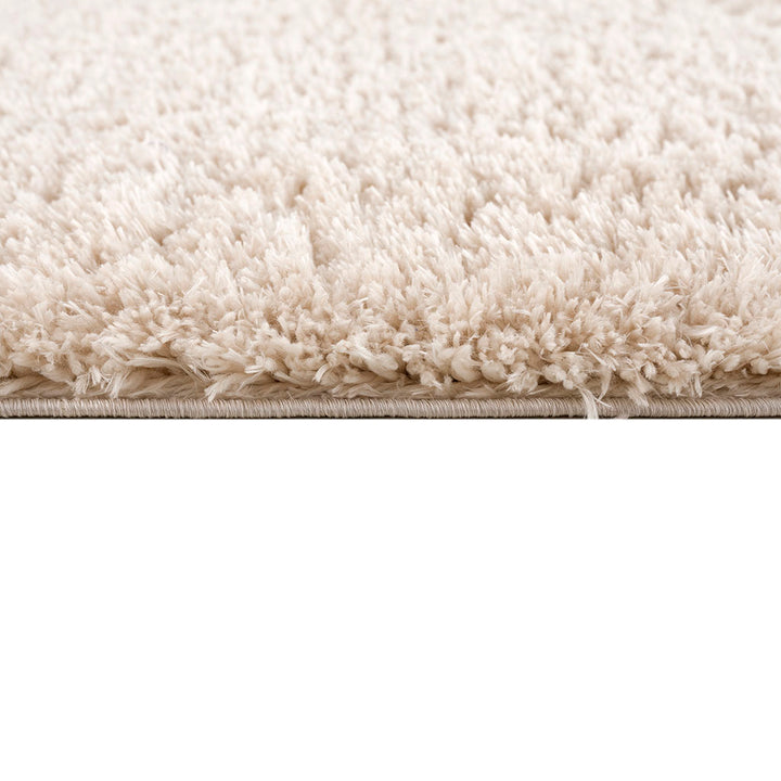 Cream Shag Area Rug