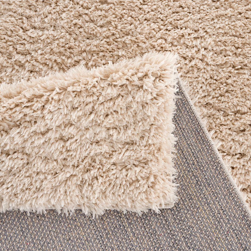 Cream Shag Area Rug