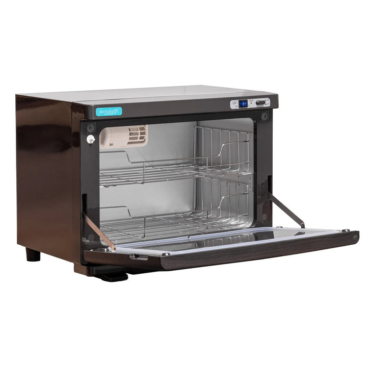 DERMALOGIC Wood Grain Towel Warmer with UV Sterilizer 20L