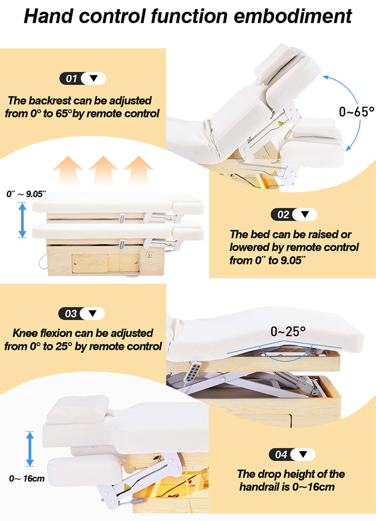 Laredo electric spa bed with hidden storage