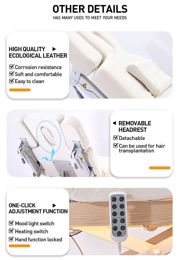 Laredo electric spa bed with hidden storage