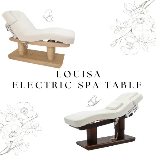 Louisa Spa table in 2 colors on beauty-ace.com 