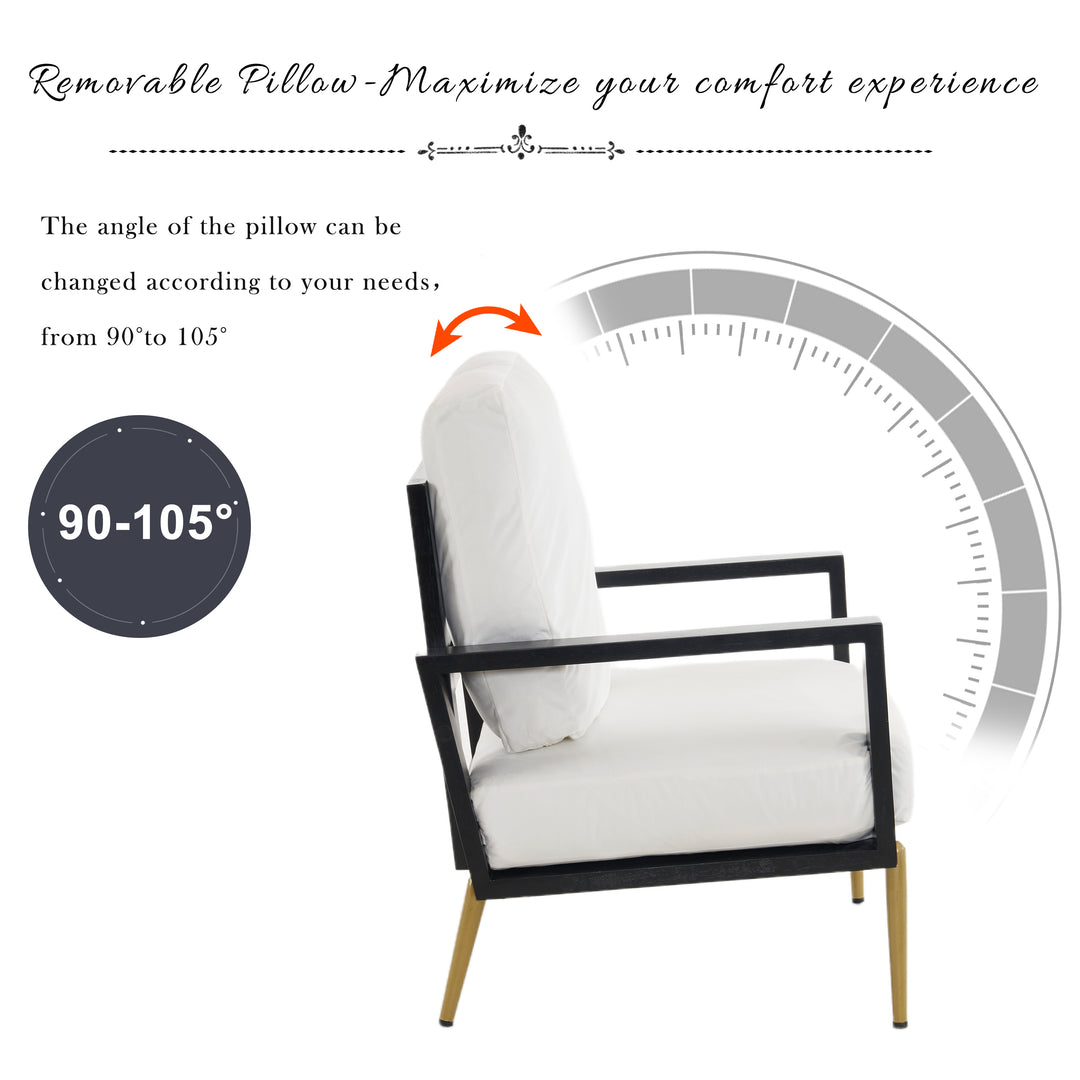Modern Reception Accent Chair