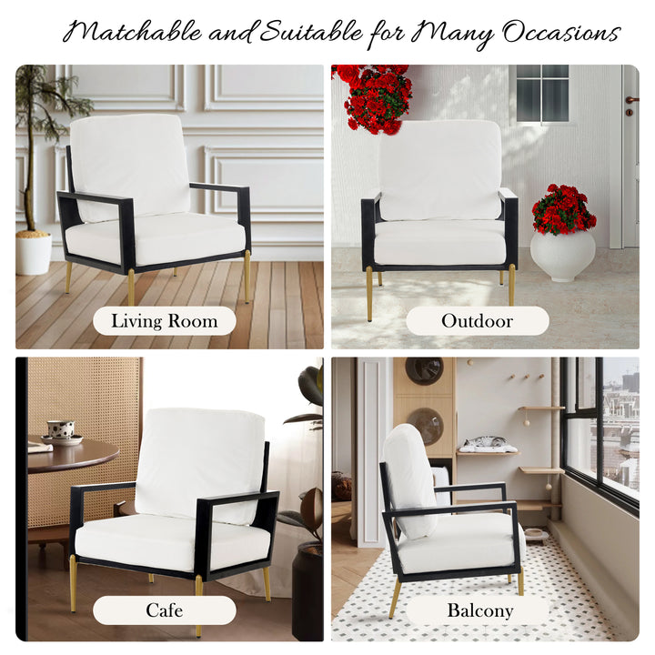 Modern Reception Accent Chair