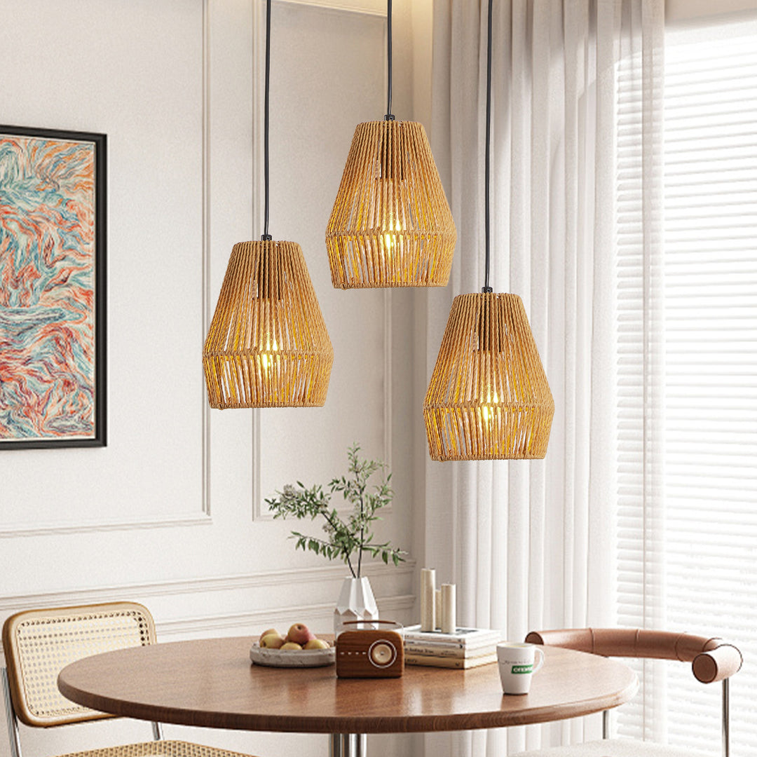 Set of 3 Farmhouse Pendant Lights