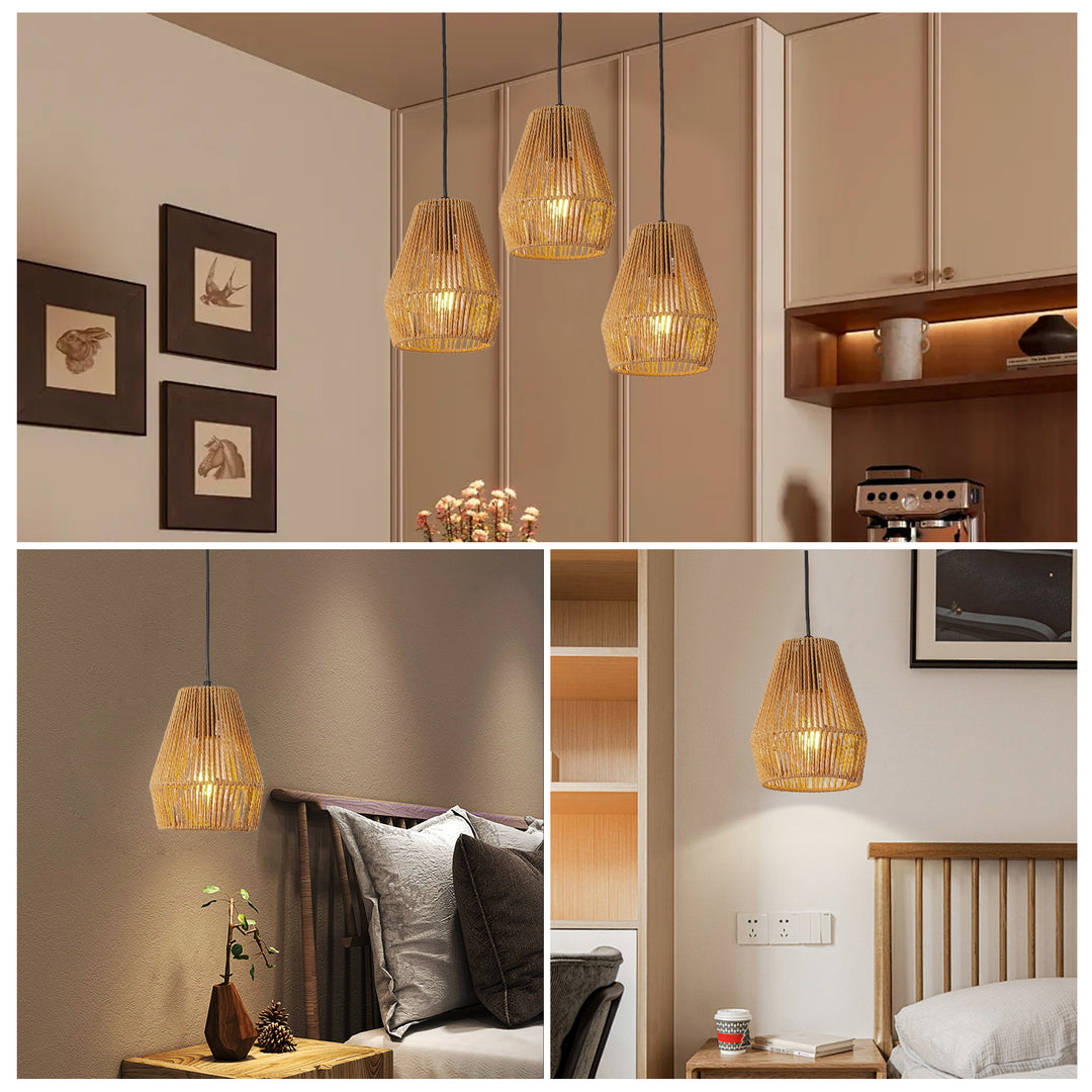 Set of 3 Farmhouse Pendant Lights