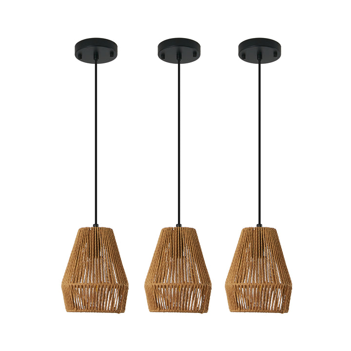 Set of 3 Farmhouse Pendant Lights
