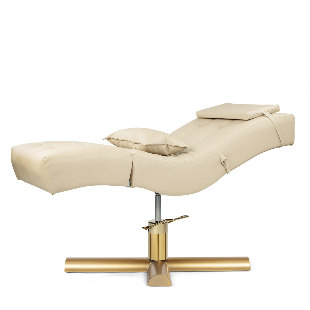 Velton adjustable curved eyelash bed facial bed