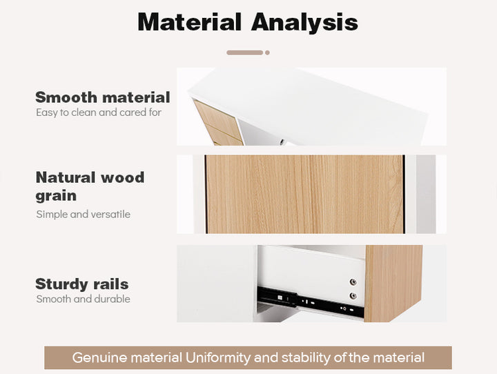 Siena I Nail Desk With Drawers