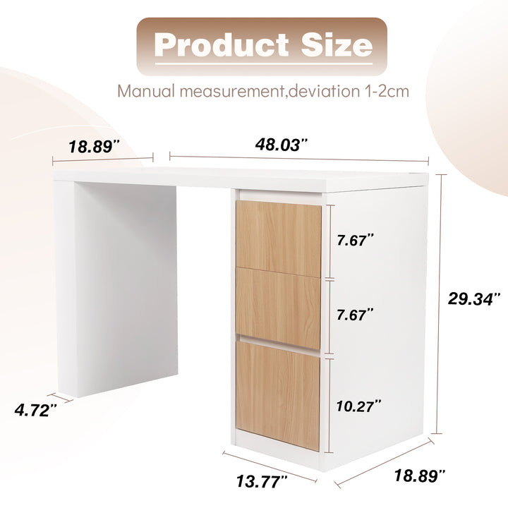 Siena Nail Desk With Drawers