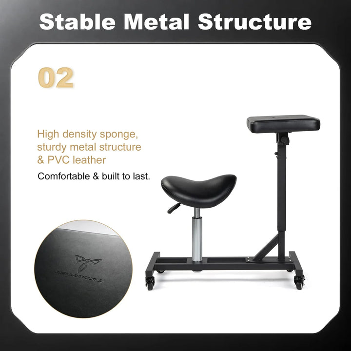 TATARTIST 2-in-1 Tattoo Armrest &amp; Artist Stool TA-AM-81