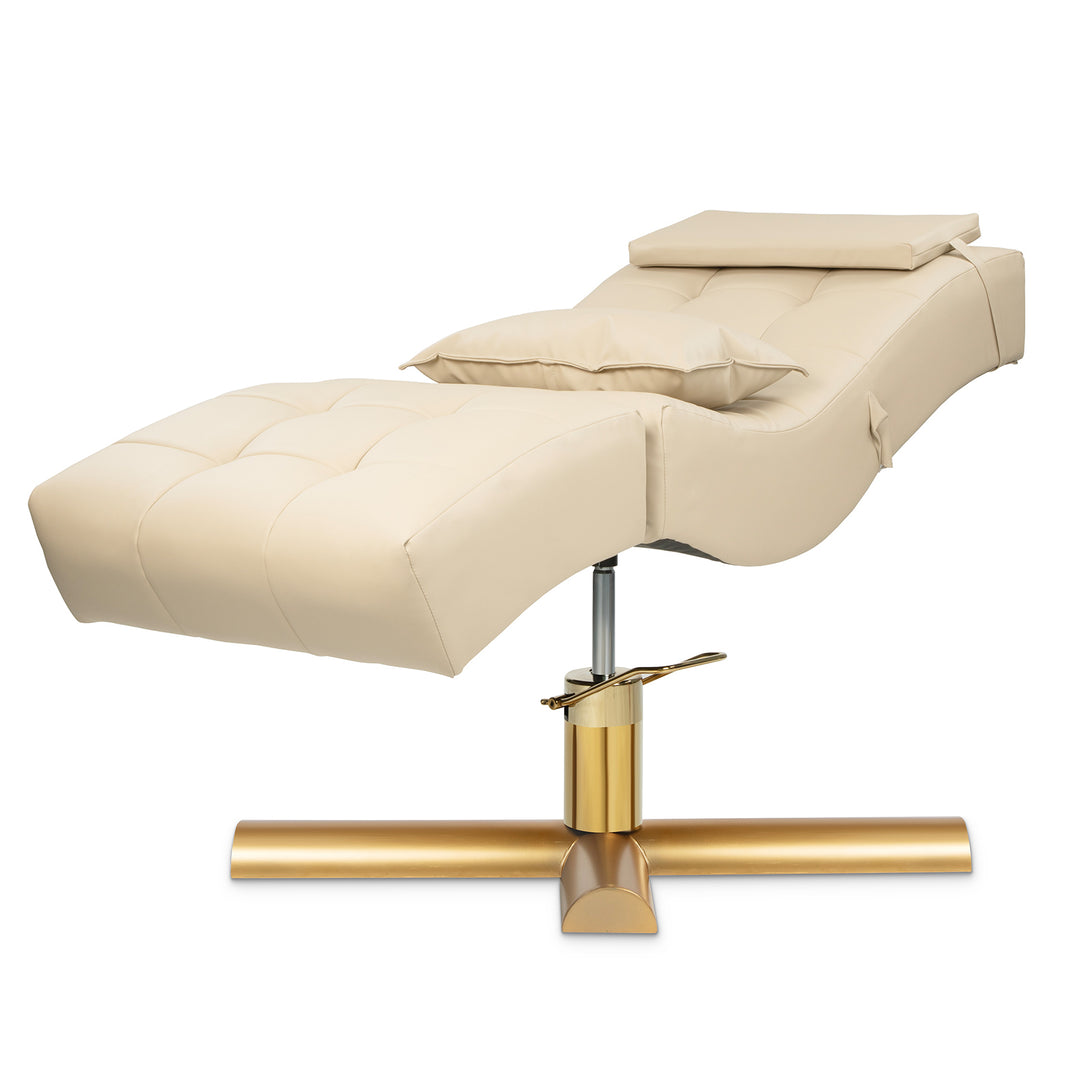 Velton adjustable curved eyelash bed facial bed