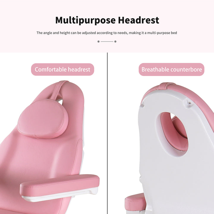 (USA)Beautyace Aglaia Electric Facial Chairs Pink Purple