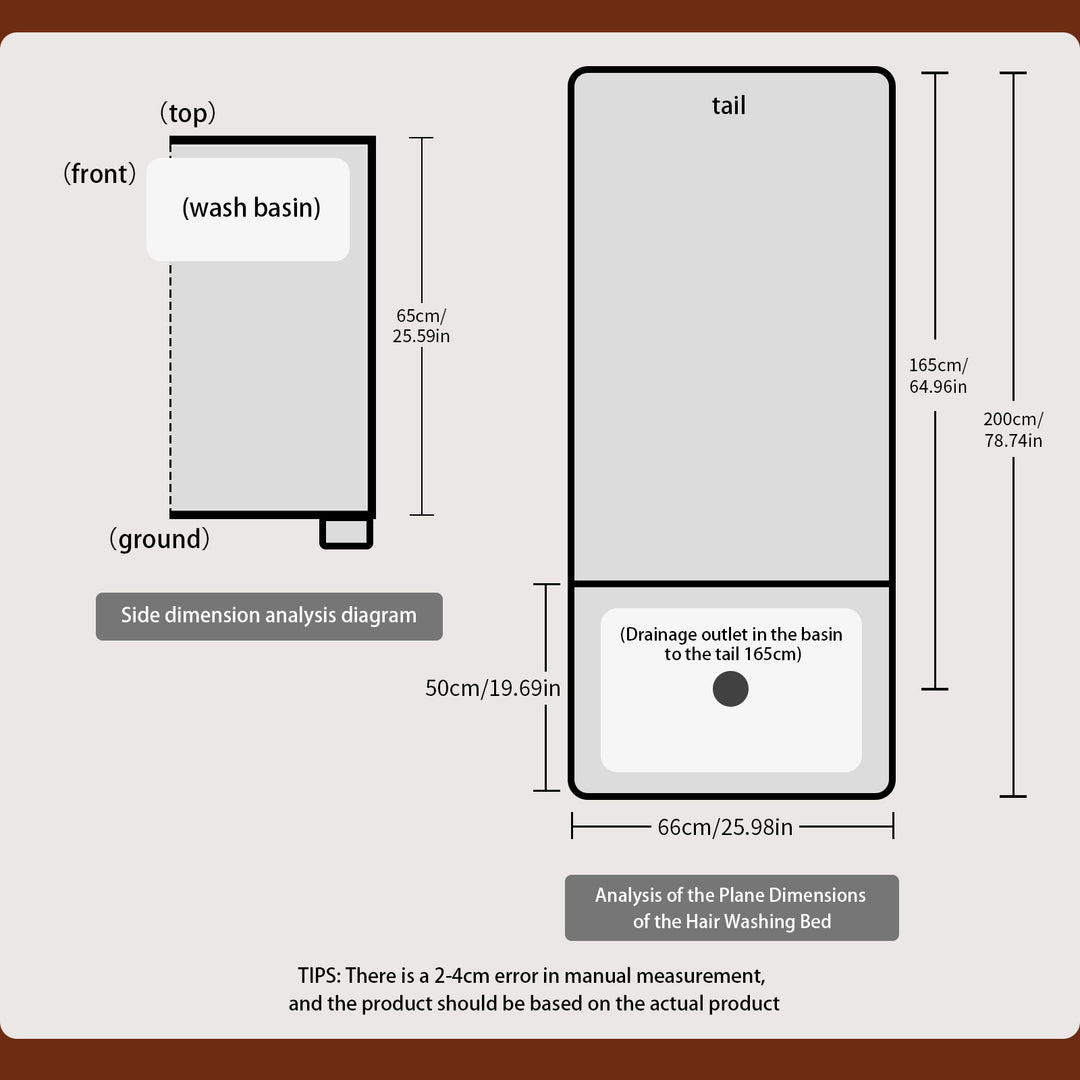 Serene Head Spa Bed shampoo bed Big Water Flow
