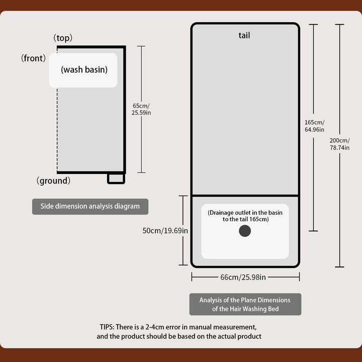 Serene Head Spa Bed shampoo bed Big Water Flow
