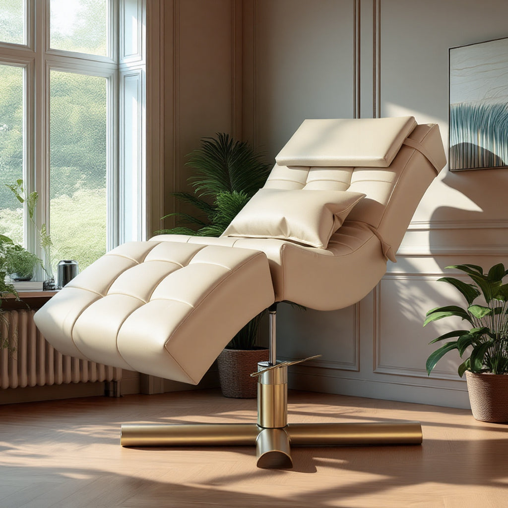 Velton adjustable curved eyelash bed facial bed