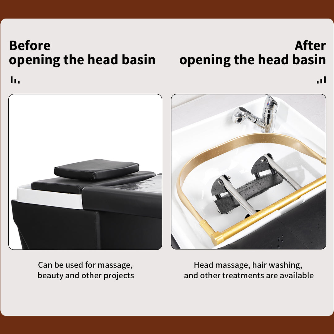 Serene Head Spa Bed shampoo bed Big Water Flow