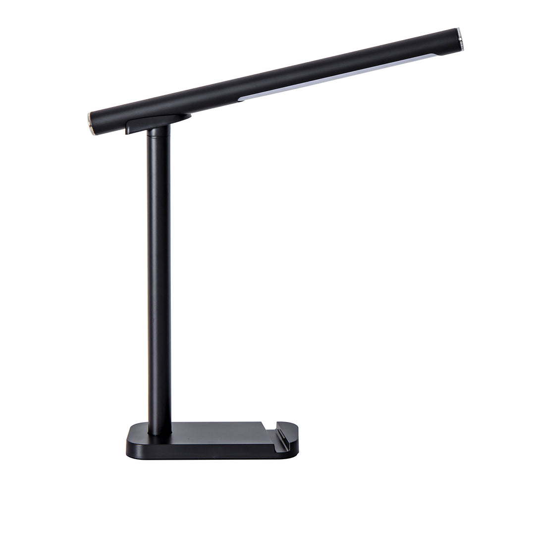 Black Adjustable LED Salon Desk Lamp with Touch Dimming